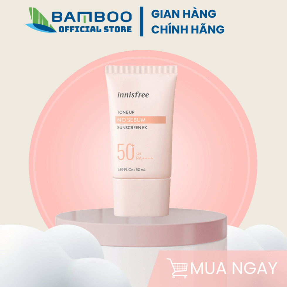 Kem Chống Nắng Nâng Tone, Kiềm Dầu Innisfree Tone Up No Sebum Tone Up