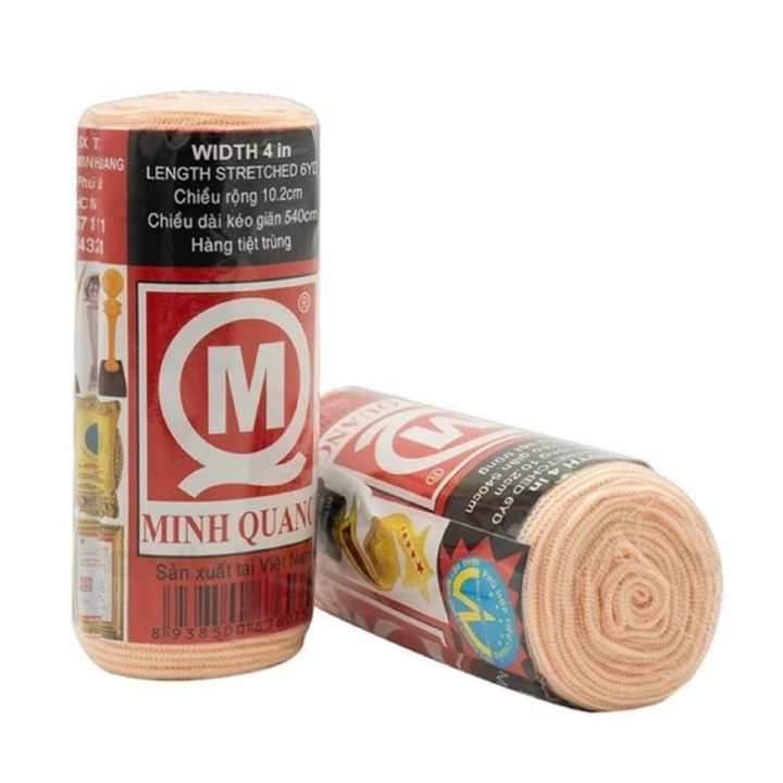 Băng Thun Y Tế 1234 Móc Minh Quang Giúp Cố Định Trong Chấn Thương Cơ, Xương, Khớp