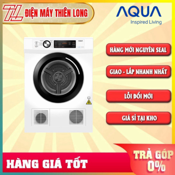 AQH V FW Máy Sấy Thông Hơi Aqua kg AQH V FW Úp ngược đặt trên máy giặt tiết kiệm diện