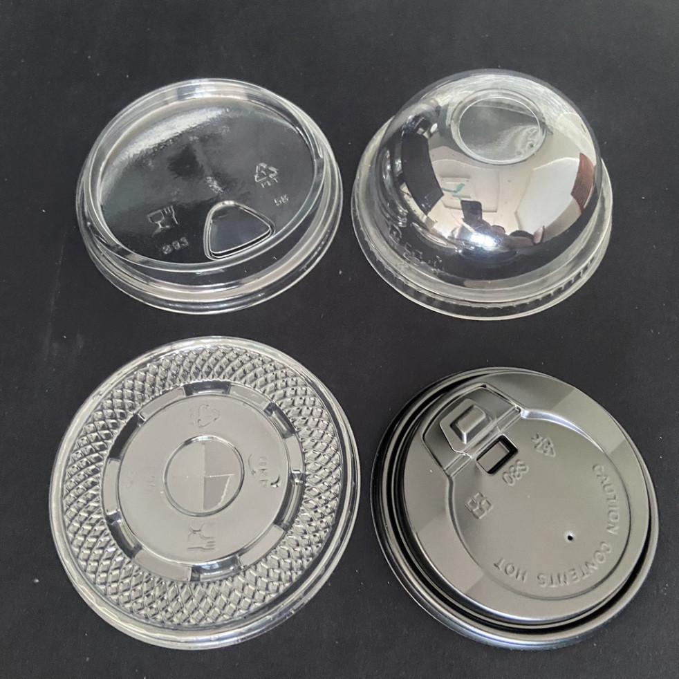 50 chiếc nắp PET dành cho cốc giấy 8oz và 12oz