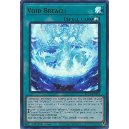 [ Bài Yugioh Chính Hãng ] Void Breach - BLTR-EN016 - Ultra Rare 1st ...