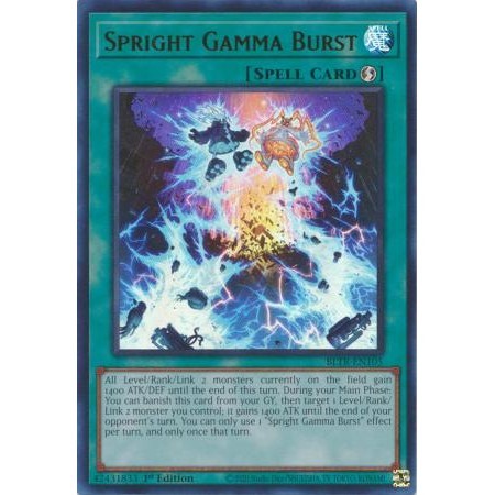 Yugioh! Spright Blue Bltr-en075 Ultra Rare 1st Edt | Meses Sin Interés