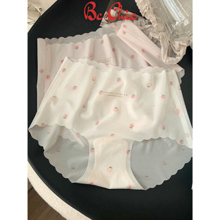 Quần Lót Nữ Q 2385 Đúc Su Lạnh Hoạ Tiết Trái Dâu Thạch Tàng Hình Thoáng Mát Siêu Hot BC_CHIC
