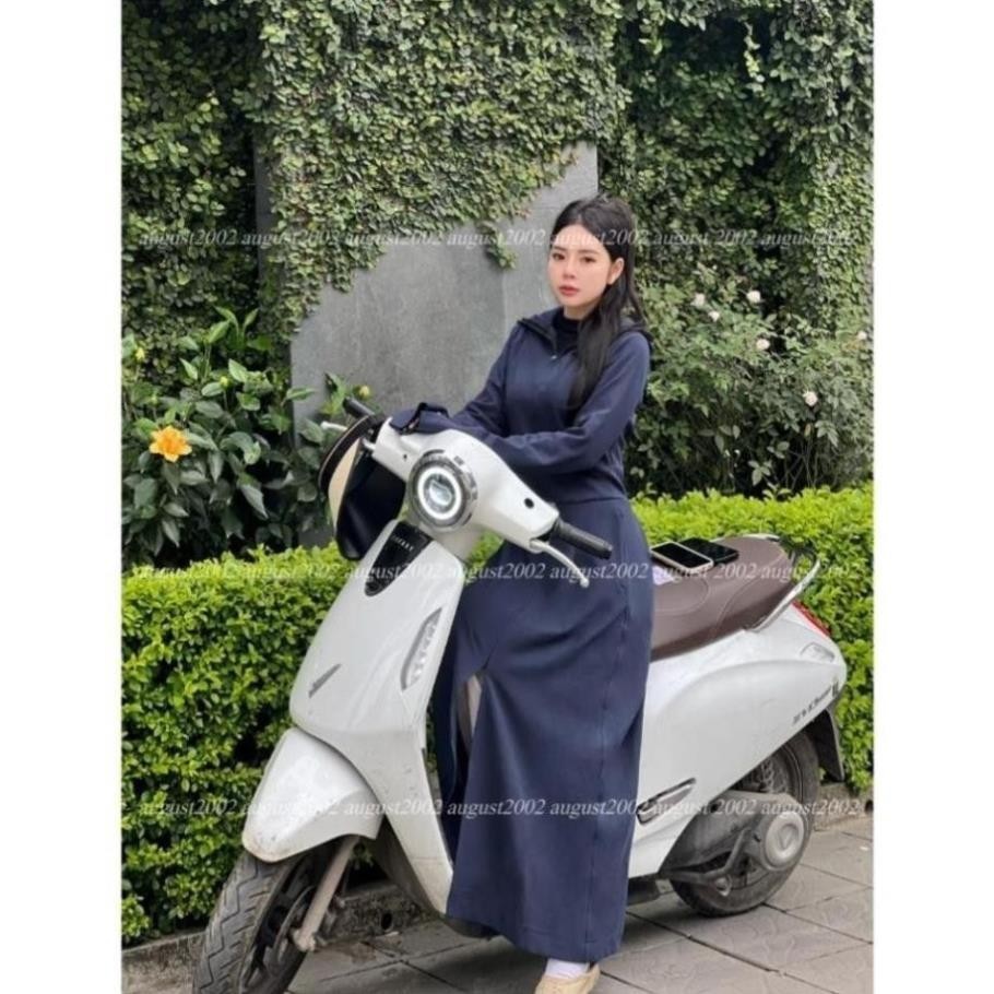 Áo Chống Nắng Toàn Thân Nữ HGHOME Chất Umi Hàn Chống Tia UV, Áo Nắng Toàn Thân Dáng Dài Chất Liệu Dày Mịn Thoáng Mát