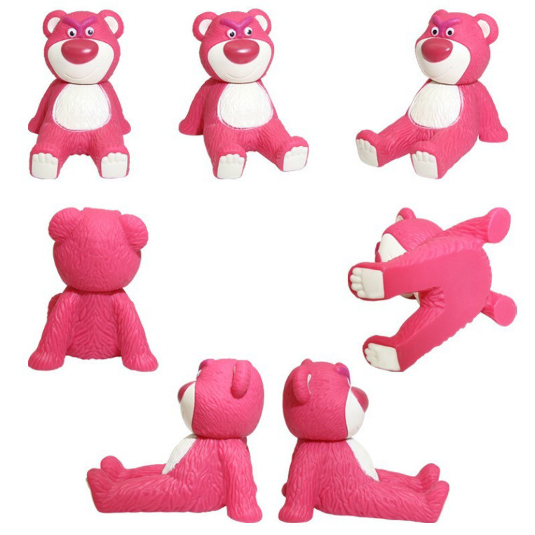 Giá Đỡ Kệ Điện Thoại Để Bàn Hình Gấu Và Dâu Tây LOTSO Dễ Thương