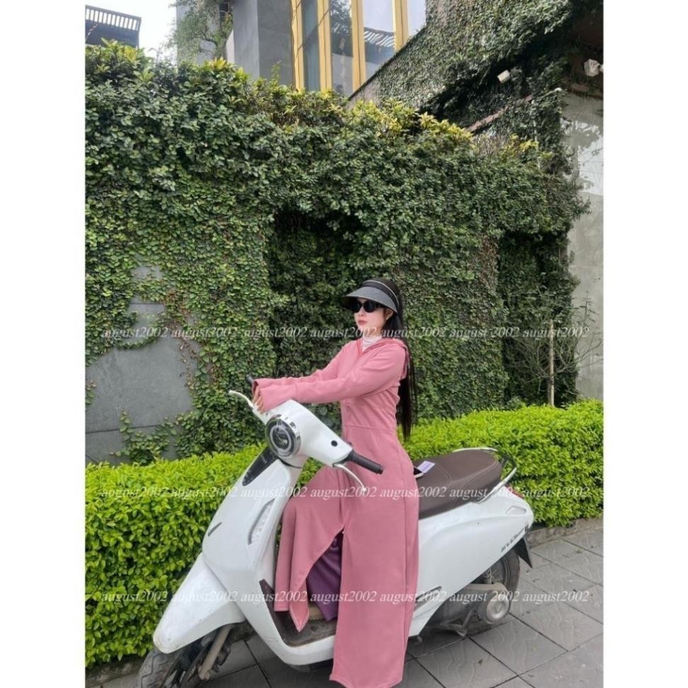 Áo Chống Nắng Toàn Thân Nữ HGHOME Chất Umi Dày Dặn , Áo Nắng Toàn Thân Dáng Dài Chống Tia UV Tốt