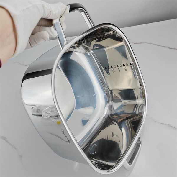 Nồi Luộc Gà Chockmen, Nồi Vuông 24cm Kèm Nắp (CAO) CKM157