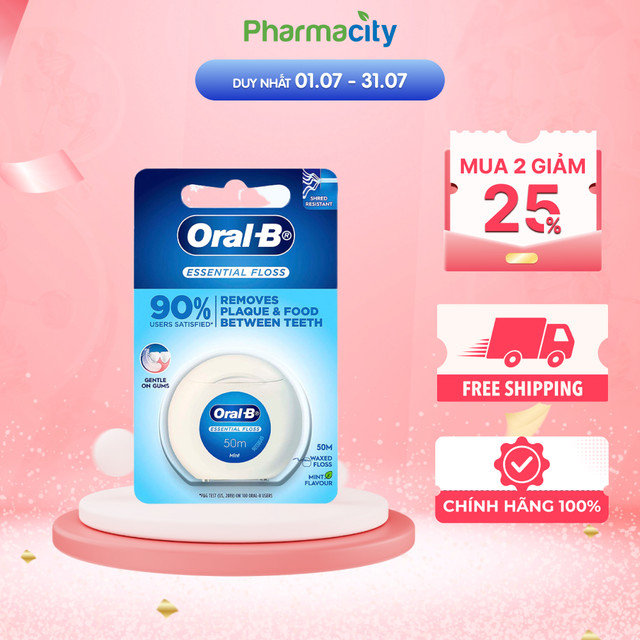 Ch Oral B Nha Khoa H Tr L M S Ch M Ng B M Essential Floss M H P