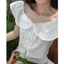 Áo linen croptop cổ bèo cánh tiên BABY TOP