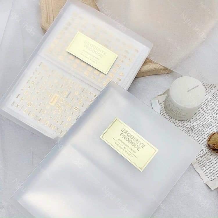 Sổ đựng sticker, sổ sticker, sổ đựng mẫu, sổ đựng sticker nails