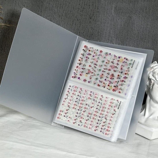 Sổ đựng sticker, sổ sticker, sổ đựng mẫu, sổ đựng sticker nails