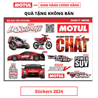 [QUÀ TẶNG KHÔNG BÁN] Bộ sưu tập sticker Motul phiên bản giới hạn