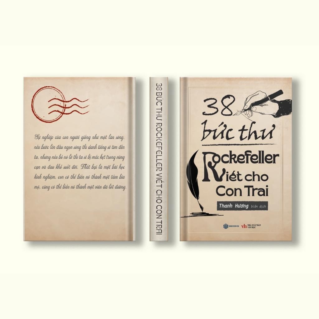 Sách Combo 2 Cuốn : 38 Bức Thư Rockerfeller Viết Cho Con Trai + Để Thế Giới Biết Bạn Là Ai - SBOOKS