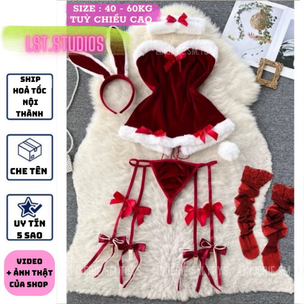 QR1518 - Set Đồ Thỏ Dễ Thương - Áo Quây Viền Lông Kết Hợp Quần Gater ...