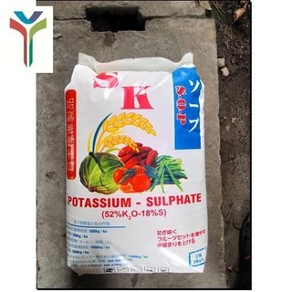 Phân bón Kali Sunphat (K2SO4 - SOP): K2O = 52%; S = 18% (gói 1kg)