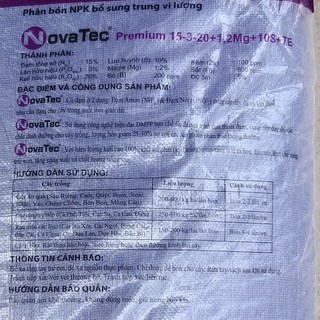 Phân Bón NPK 15-3-20+TE  hạt tím (1kg)