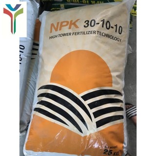 Phân bón siêu tăng trưởng NPK 30-10-10 cho hoa hồng, cây ăn quả & rau màu (bán theo 1 kg)