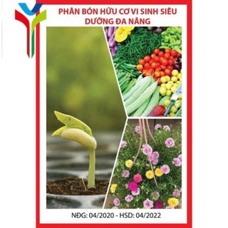 Phân Bón Hữu Cơ Vi Sinh Siêu Dưỡng Đa Năng 500gr
