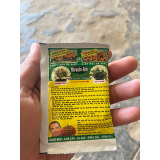 Miracle-Gro 15/30/15 Tân Quy 10gr Giúp phân hóa mầm hoa, thực ra là hoa hẹn đồng loạt. SIÊU RẺ