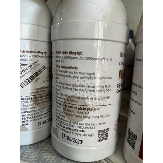 Chế phẩm NANO đồng diệt  khuẩn diệt nấm 500ml.
