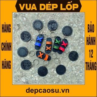 VDL Móc khóa, dép cao su, dép Bác Hồ thương hiệu Vua Dép Lốp Phạm Quang Xuân, chính hãng, ảnh thật