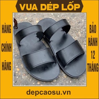 Dép cao su 2 quai ngang máy bay, dép Bác Hồ thương hiệu Vua Dép Lốp Phạm Quang Xuân, bảo hành