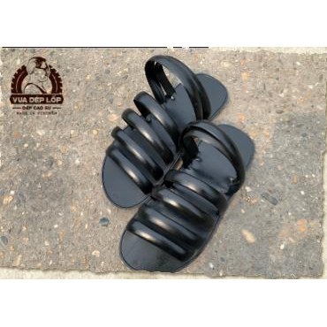 Dép cao su 6 quai ngang sâu Vua Dép Lốp Phạm Quang Xuân, chính hãng, có bảo hành, ảnh thật, có sẵn