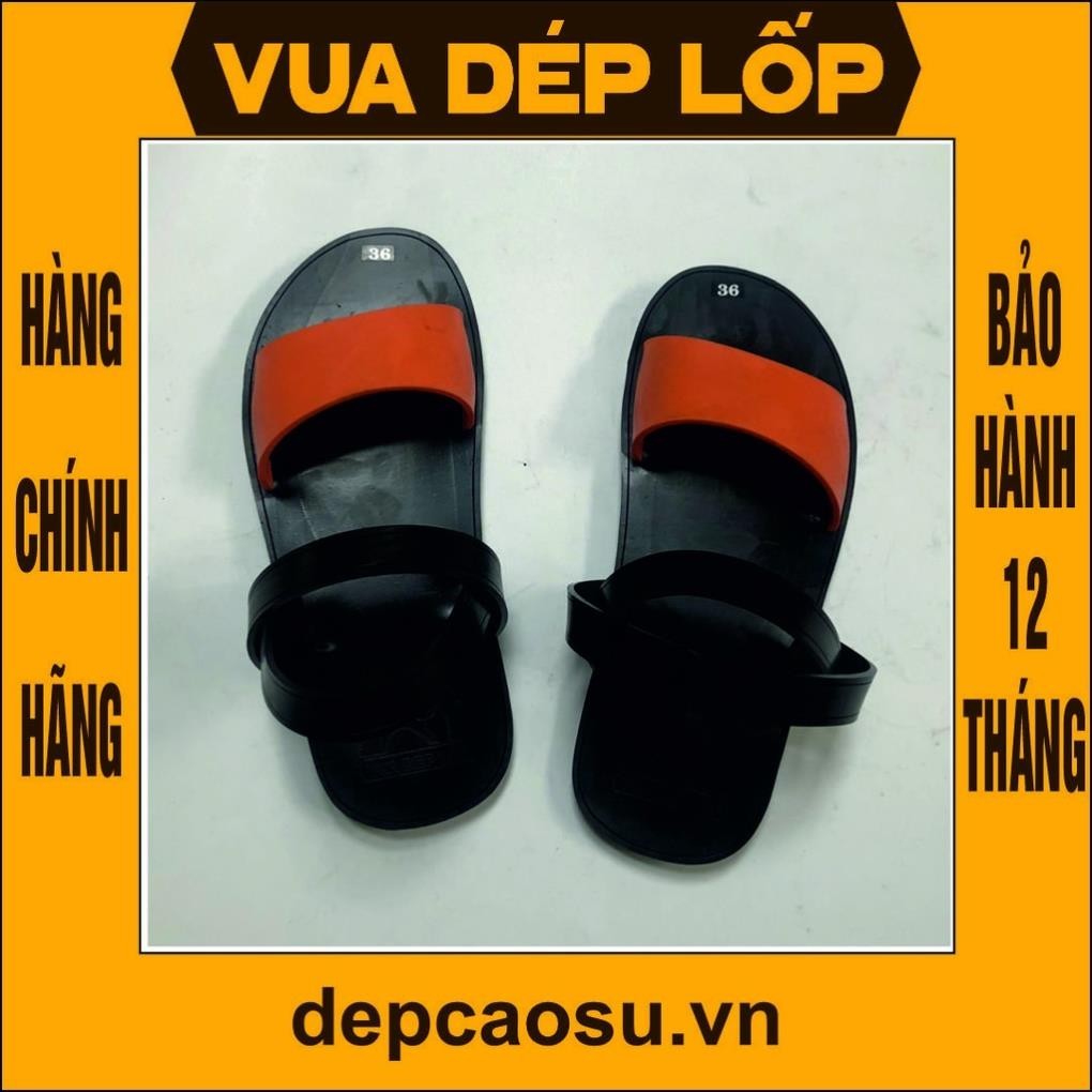 Dép cao su 3 quai có hậu thương hiệu Vua Dép Lốp Phạm Quang Xuân, chính hãng, bảo hành, ảnh thật,sẵn
