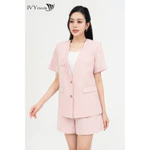 Áo Blazer nữ tay ngắn, áo blazer công sở dạo phố IVY moda MS 67M8817 — ảnh 3