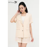 Áo Blazer nữ tay ngắn, áo blazer công sở dạo phố IVY moda MS 67M8817 — ảnh 5