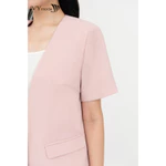 Áo Blazer nữ tay ngắn, áo blazer công sở dạo phố IVY moda MS 67M8817 — ảnh 4