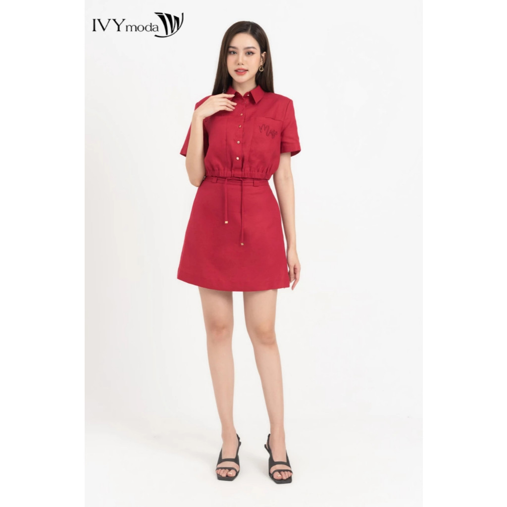 Ảnh Chân váy chữ A Muse set IVY moda MS 31M8303 1