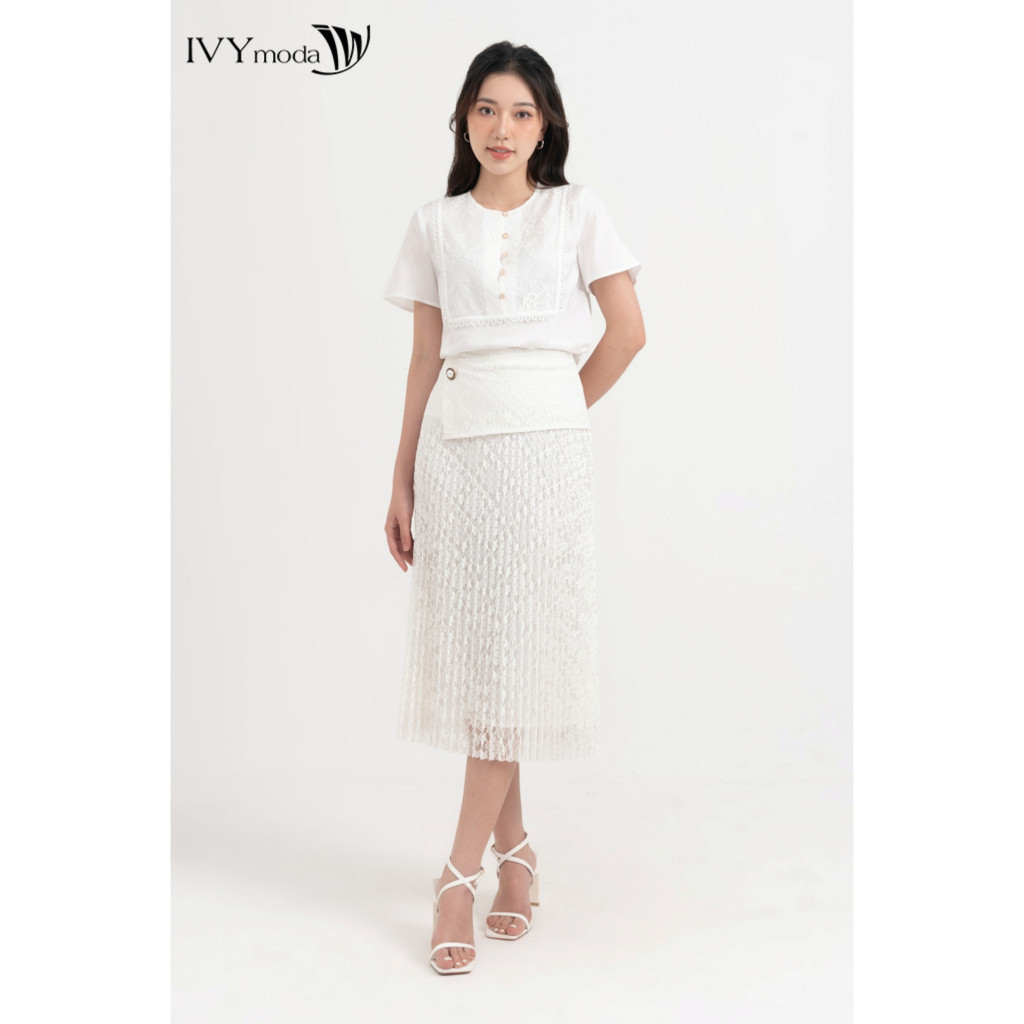 Ảnh Chân váy ren 2 lớp IVY moda MS 31M8308 1