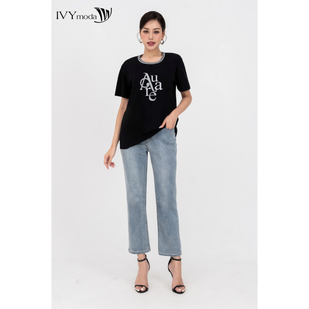 Ảnh Áo thun Auare nữ IVY moda MS 57M8381 1