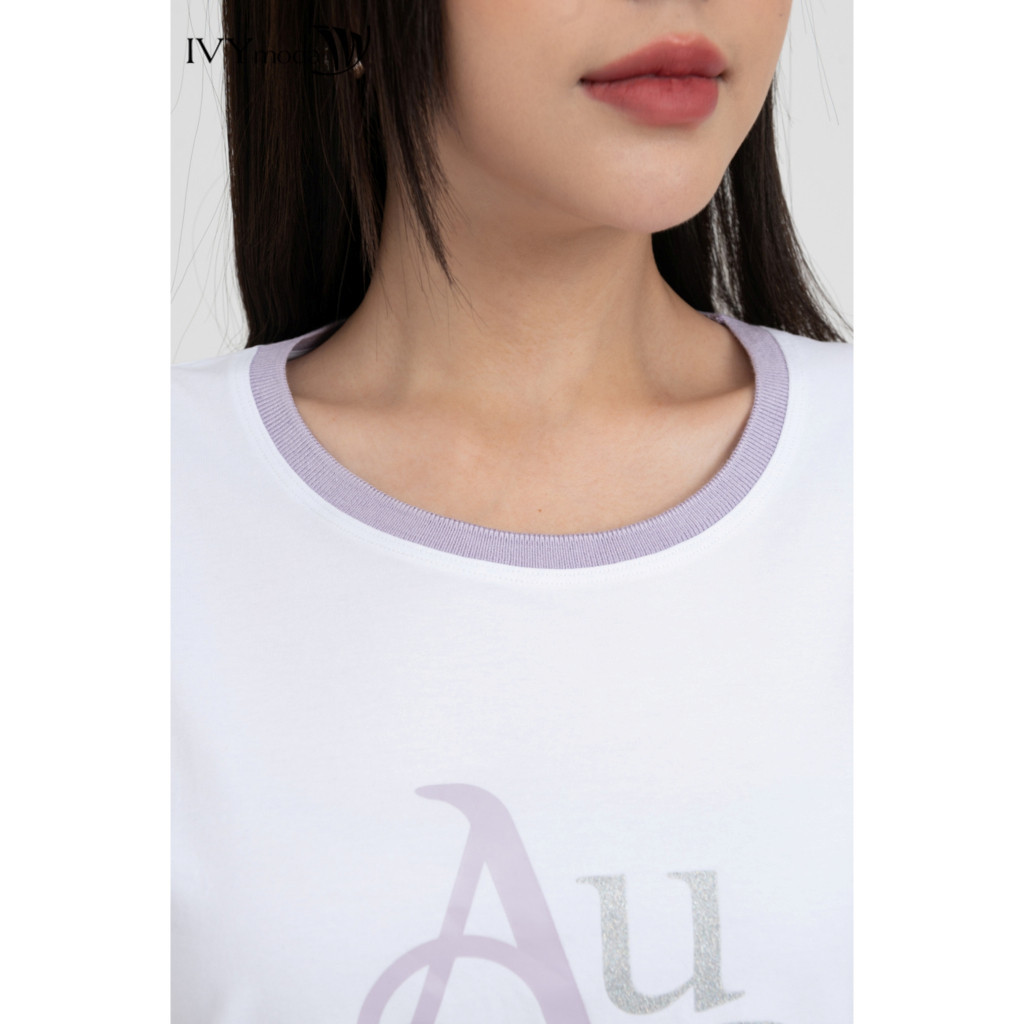 Ảnh Áo thun Auare nữ IVY moda MS 57M8381 4