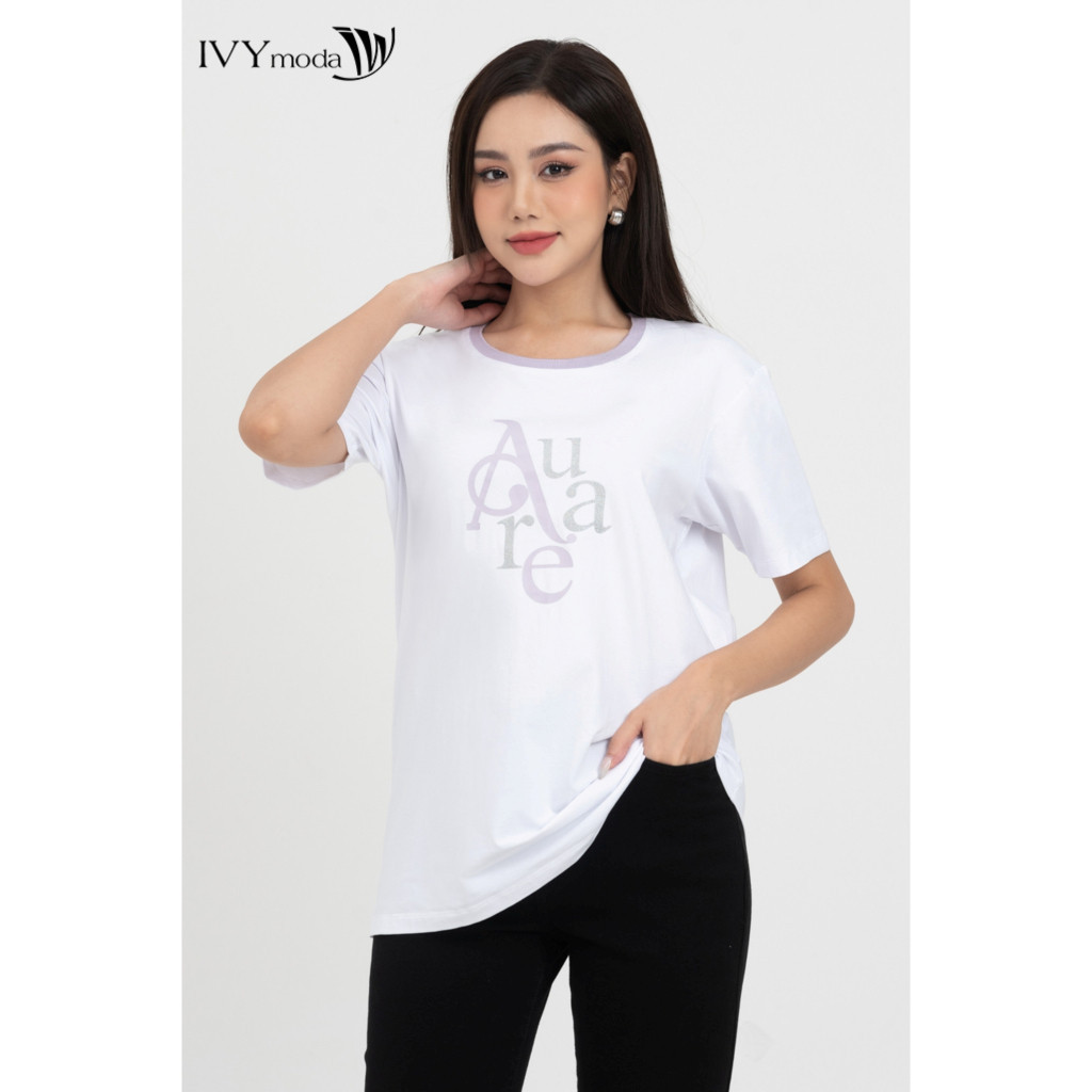 Ảnh Áo thun Auare nữ IVY moda MS 57M8381 2