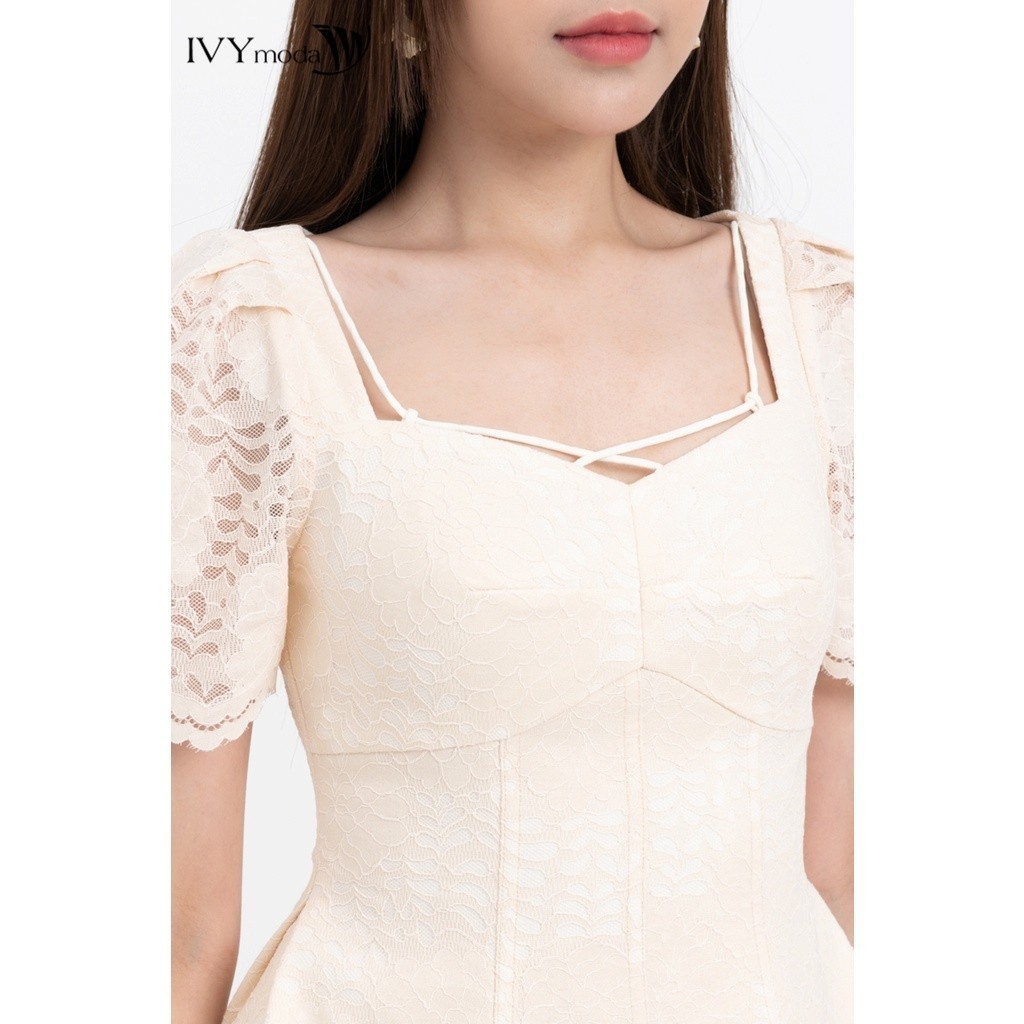 Ảnh Áo peplum phối ren nữ IVY moda MS 16M8305 2