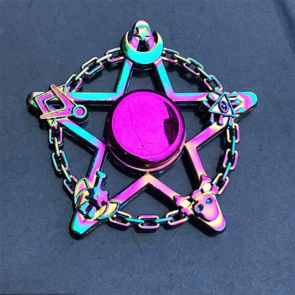 Con Quay Đồ Chơi Fidget Spinner NhiềU MàU, BằNg HợP Kim Kẽ