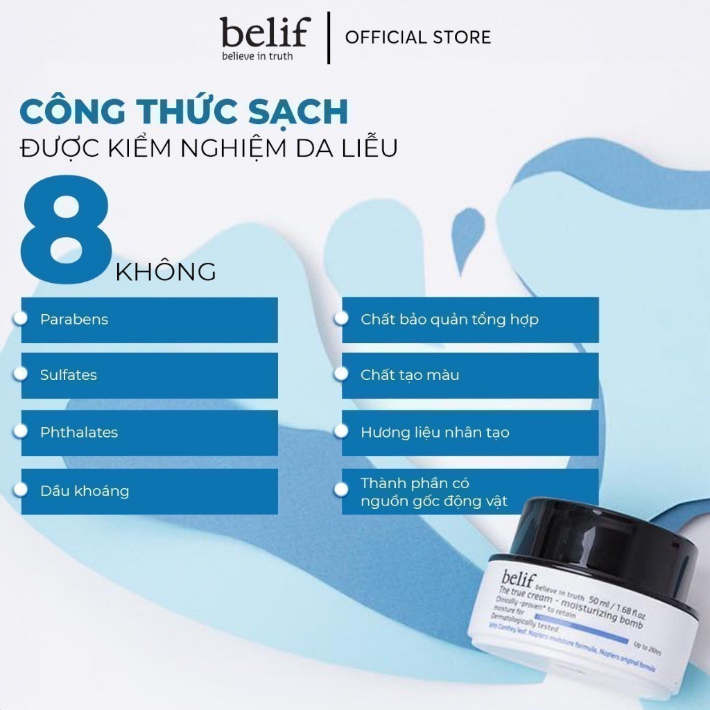 Ảnh Kem cấp ẩm suốt 48 giờ Belif The True Cream Moisturizing Bomb 50ml 2