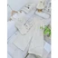 Set đồ nữ áo ghile cổ tim gài nút hở eo + quần suông rộng xếp li có túi