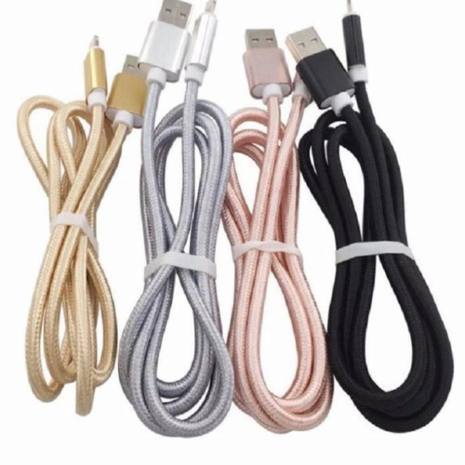 Cáp sạc dây dù dài 1M 2M 2.5M Sạc Type C Micro USB dành cho /Máy tính bảng/Samsung/Android