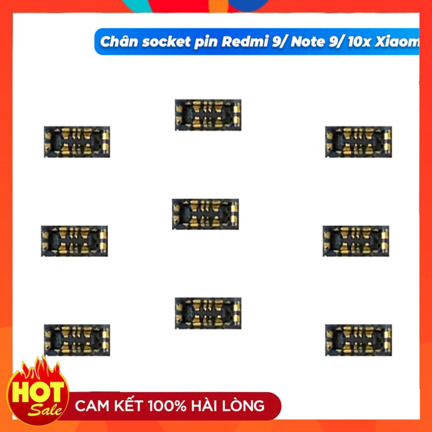 Chân socket pin trên main redmi 9, note 9, 10x xiaomi | Shopee Việt Nam