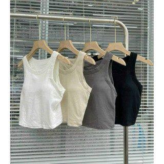 Áo Bra Nữ - Áo Ba Lỗ Nữ Chất Cotton Mềm Mịn Kèm Mút Đệm Ngực Dáng Croptop Trẻ Trung