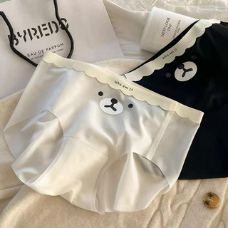 COMBO 10 Quần lót đúc su thạch thun lạnh không đường may, kháng khuẩn Họa tiết mặt cún siêu cute