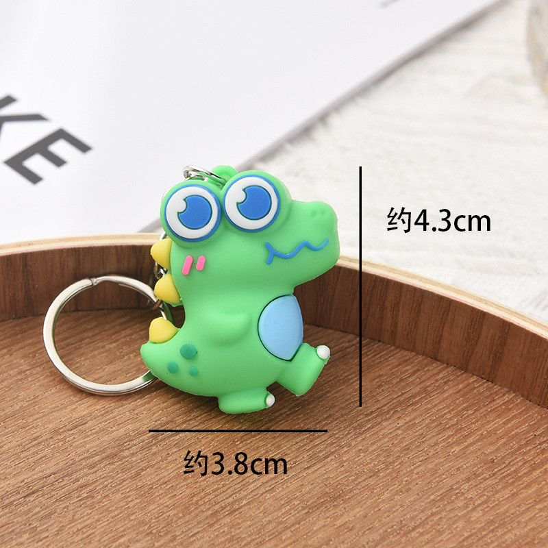 3 Móc Khóa Khủng Long Mập Dễ Thương 5Cm
