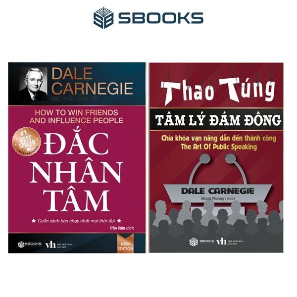 Sách - Combo 2 Cuốn: Đắc Nhân Tâm + Thao túng tâm lý đám đông - Sbooks Store