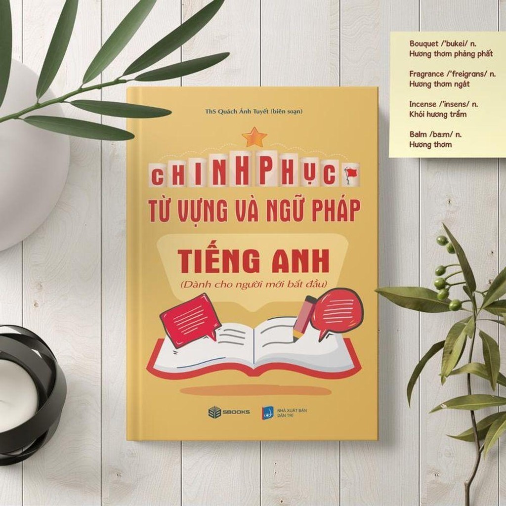Sách Chinh Phục Từ Vựng Và Ngữ Pháp Tiếng Anh, sách học và luyện đề thi Tiếng Anh hay nhất 2024 - Sách SBOOKS chính hãng