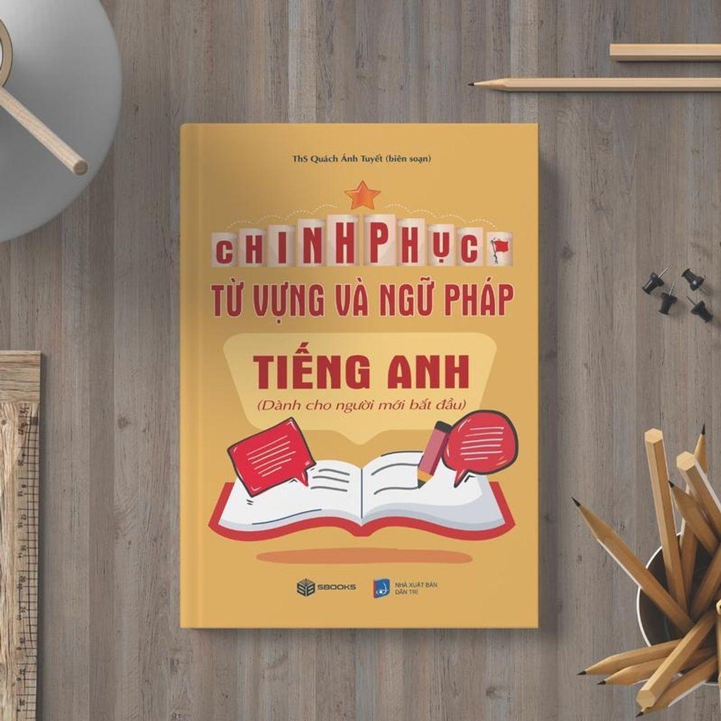 Sách Chinh Phục Từ Vựng Và Ngữ Pháp Tiếng Anh, sách học và luyện đề thi Tiếng Anh hay nhất 2024 - Sách SBOOKS chính hãng