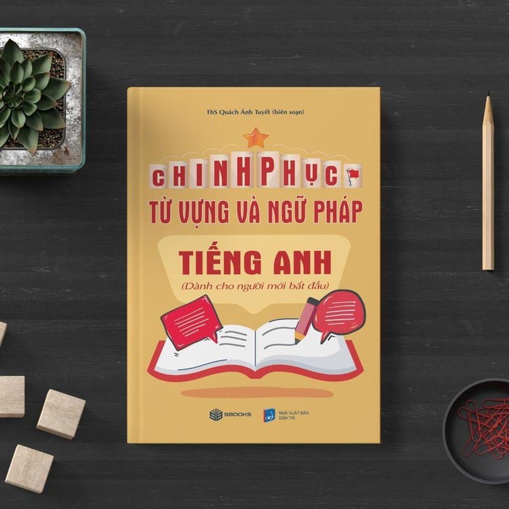 Sách Chinh Phục Từ Vựng Và Ngữ Pháp Tiếng Anh, sách học và luyện đề thi Tiếng Anh hay nhất 2024 - Sách SBOOKS chính hãng