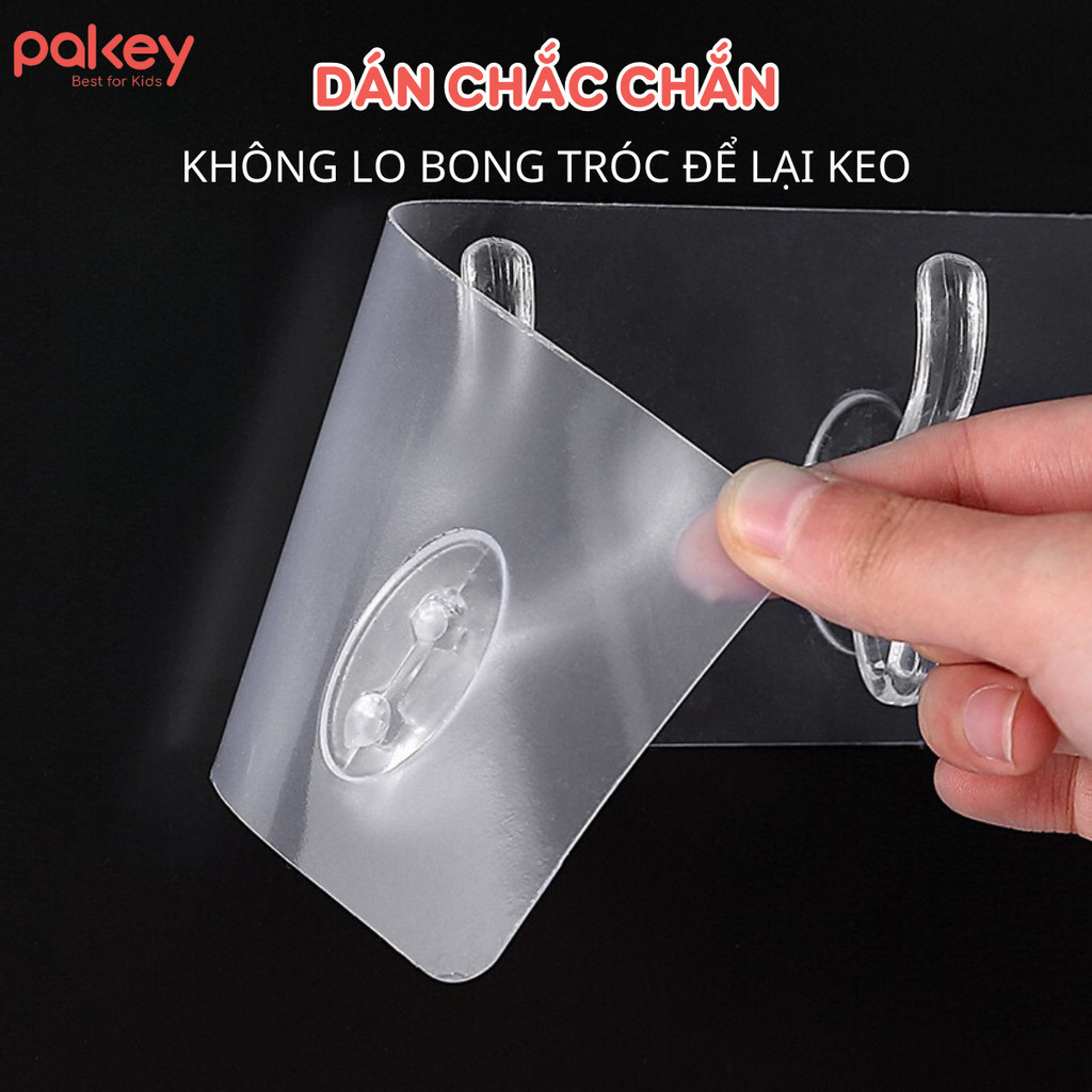 Móc Treo Quần Áo Dán Tường Trong Suốt Siêu Chắc Chắn, Miếng Dán Móc Treo Quần Áo, Khăn, Đồ Dùng Nhà Bếp Tiện Lợi